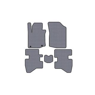 Rubber Floor Mats Carsuit (HB, Grey) Citroen C-1 2005-2014 photo 1