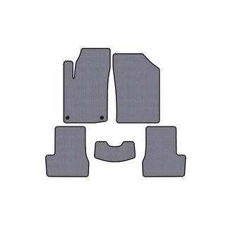 Rubber Floor Mats Carsuit (HB, Grey) Citroen C-3 2009–2016 photo 1