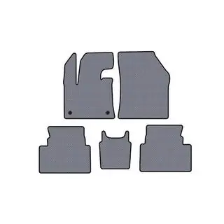 Rubber floor mats Carsuit (floor-mounted accelerator, grey) photo 1