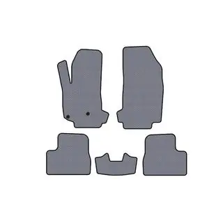 Rubber Floor Mats Carsuit V-2 (Gray) photo 1