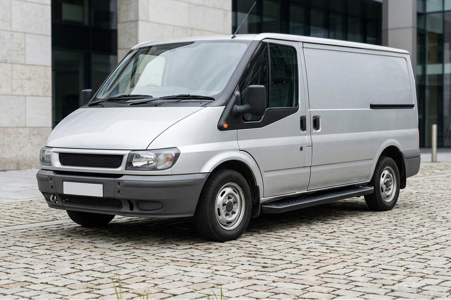 Ford Transit 2000–2014 Side Steps Allmond Black (2 pcs, Aluminum) Image