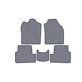 Rubber floor mats Carsuit (2009-2012, gray) photo 1