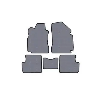 Rubber Floor Mats Carsuit (Gray) photo 1