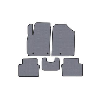 Rubber Floor Mats Carsuit (Coupe, Grey) Hyundai Veloster 2018-2022 photo 1