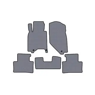 Rubber floor mats Carsuit (G37 X, SD, gray) Infiniti G25/G35/37 (V36/CV36) 2006-2015 photo 1