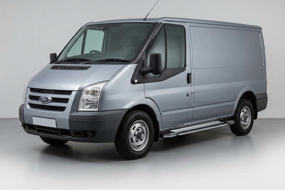 Ford Transit 2000–2014 Side Steps Rainbow (2 pcs, Aluminum) Image