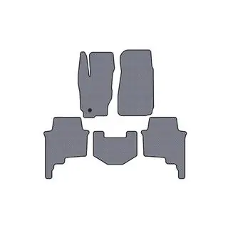 Rubber Floor Mats Carsuit (Gray) photo 1