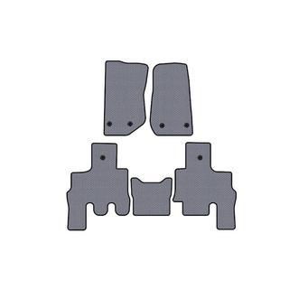 Rubber Floor Mats Carsuit (Gray) Jeep Wrangler 2007-2017 photo 1