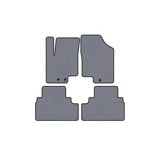 Rubber Floor Mats Carsuit (Gray) photo 1