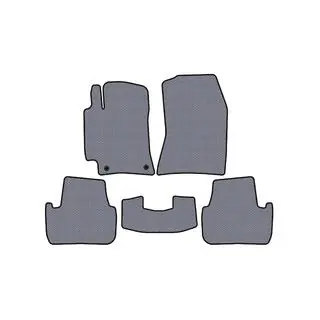 Rubber Floor Mats Carsuit (Gray) photo 1
