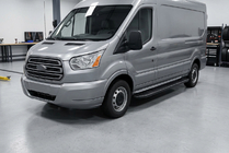Ford Transit 2014- Side Steps Bosphorus Black (2 pcs, Aluminum) photo 1