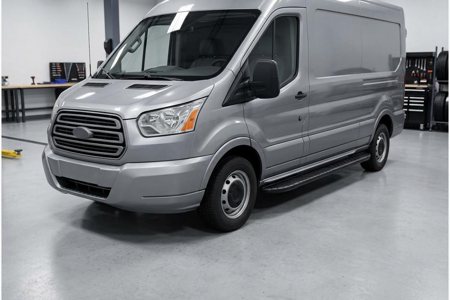 Ford Transit 2014- Side Steps Bosphorus Black (2 pcs, Aluminum) Image