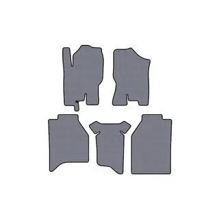 Rubber floor mats Carsuit (without boxes, Grey) photo 1