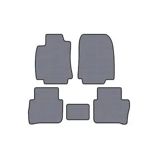 Rubber Floor Mats Carsuit (HB, Grey) photo 1