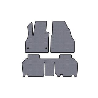 Rubber floor mats Carsuit (2 rows, 5-door/7-seater, grey) Renault Kangoo 2008–2020 photo 1