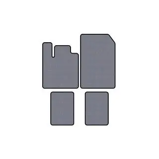 Rubber Floor Mats Carsuit (Gray) photo 1