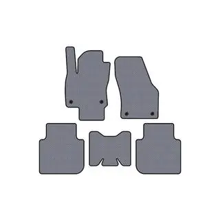 Rubber Floor Mats Carsuit (5-Seater/Automatic, Grey) photo 1