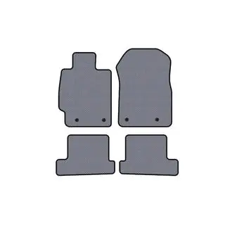 Rubber Floor Mats Carsuit (Coupe, Grey)