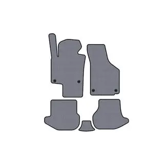 Rubber Floor Mats Carsuit (Gray) photo 1