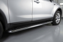 Ford Kuga 2008-2013 Side Steps Maydos V1 (2 pcs, Aluminum & Stainless Steel) photo 1