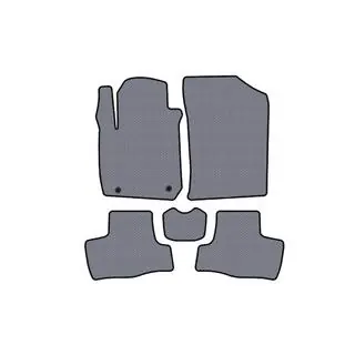 Rubber Floor Mats Carsuit (Gray) photo 1