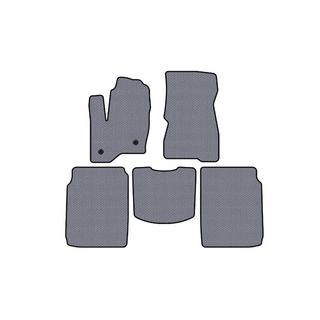 Rubber floor mats Carsuit (2 rows, 2013-2019, gray) photo 1