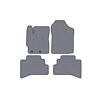 Rubber Floor Mats Carsuit (Gray) photo 1