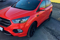 Ford Kuga/Escape 2013-2019 Side Steps Bosphorus Black (2 pcs, Aluminum) photo 1