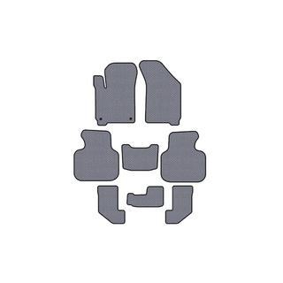 Rubber Floor Mats Carsuit (2008-2011, 3 Rows, Gray) photo 1