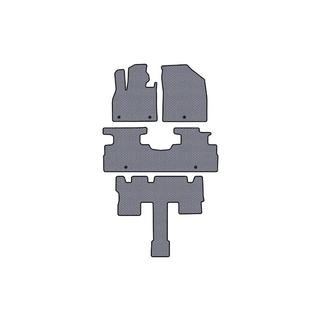 Rubber Floor Mats Carsuit (3 Rows, 7-Seater, Grey) Hyundai Palisade 2018-2025 photo 1