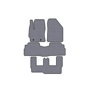 Rubber Floor Mats Carsuit (3 Rows, 7-Seater, Grey) photo 1