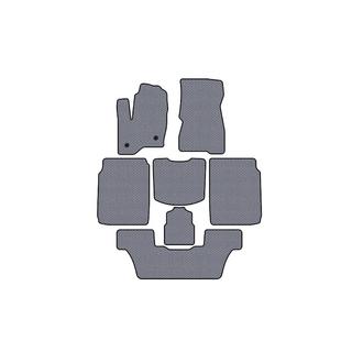 Rubber floor mats Carsuit (3 rows, 2013-2019, gray) photo 1