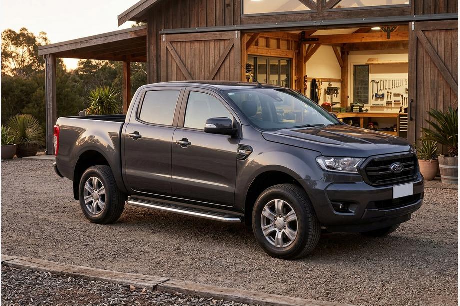 Ford Ranger 2011–2022 Side Steps Maydos V1 (2 pcs, stainless steel) Image