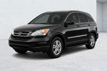 Honda CRV 2007-2011 Side Steps Allmond Black (2 pcs, Aluminum) photo 1