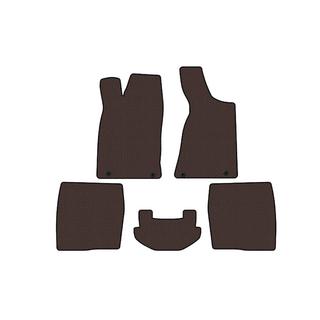 Rubber floor mats Carsuit (1987-1991, Sedan, brown) Audi 80/90 1987-1996 photo 1