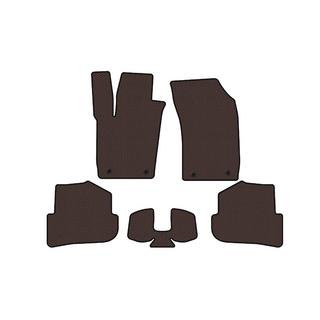 Rubber floor mats Carsuit (HB, 3-door, brown) Audi A1 2010-2018 photo 1
