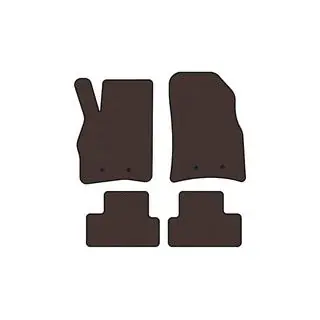 Rubber floor mats Carsuit (Coupe, brown) Cadillac ELR 2013-2016 photo 1