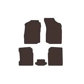 Rubber Floor Mats Carsuit (Brown) photo 1