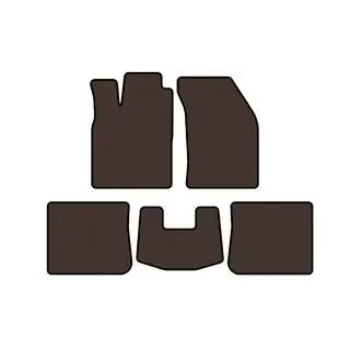 Rubber Floor Mats Carsuit (SD, Brown) photo 1