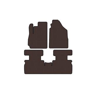 Rubber floor mats Carsuit (2 rows, brown) photo 1