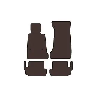 Rubber Floor Mats Carsuit (Brown) photo 1