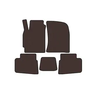 Rubber Floor Mats Carsuit (Brown)