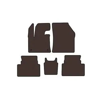 Rubber floor mats Carsuit (Floor-mounted accelerator, brown) photo 1