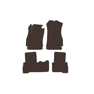 Rubber Floor Mats Carsuit (Brown) photo 1