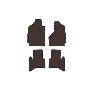 Rubber floor mats Carsuit (2002-2009, brown) photo 1