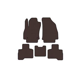 Rubber Floor Mats Carsuit (For Qubo 2008-2016, Brown) Fiat Fiorino/Qubo 2008-2024 photo 1