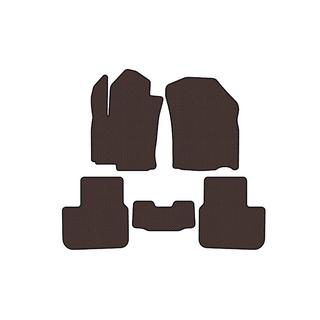 Rubber floor mats Carsuit (HB, brown) Fiat Sedici 2006-2014 photo 1
