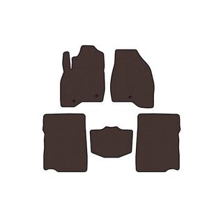 Rubber floor mats Carsuit (2017-2019, 2nd row, 7-seater, brown) photo 1
