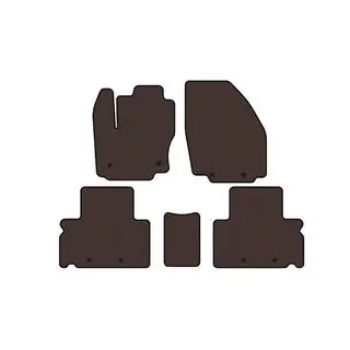 Rubber Floor Mats Carsuit (Brown) photo 1