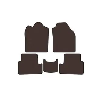 Rubber floor mats Carsuit (2009-2012, brown) photo 1